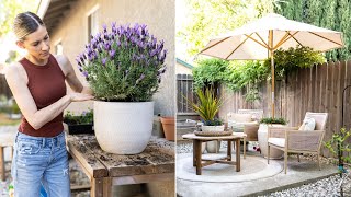 BEAUTIFUL PATIO DECORATING IDEAS  SPRING PATIO REFRESH  SMALL OUTDOOR PATIO STYLING [upl. by Melac54]