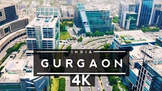 Gurgaon City  Haryana  India 🇮🇳 4K by drone Travel [upl. by Eaton74]