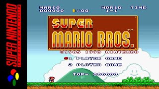 Longplay SNES  Super Mario AllStars  Super Mario Bros HD 60FPS [upl. by Nileak365]