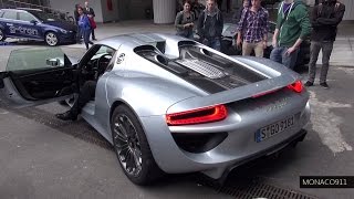 Porsche 918 Spyder  Sound amp Interior [upl. by Ramed184]