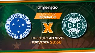 Copinha 2024 Cruzeiro x Coritiba NARRAÇÃO AO VIVO  Dimensão Esportiva [upl. by Barbaraanne567]