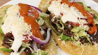 Huaraches con queso [upl. by Laehcym560]