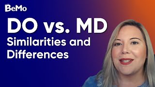 DO vs MD  Similarities and Differences between Osteopathic and Allopathic Medicine  BeMo [upl. by Noell]