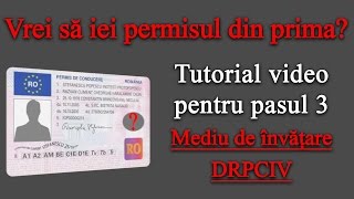 Școala Rutieră  Mediu de învățare cu întrebări oficiale DRPCIV VIDEO [upl. by Delamare]