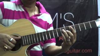 Khwabon ke parindey intro grooveSEL guitar lessonwwwtamsguitarcom [upl. by Rehpotsihc]