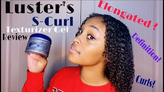 S Curl Texturizer GEL Review on Wash amp Go  Pt 2 [upl. by Tiat]