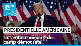 Présidentielle américaine  un quotéchec cuisantquot du camp démocrate • FRANCE 24 [upl. by Mailliw]