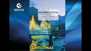 WHEN CHRISTMAS COMES TO TOWN  Glen Ballard amp Alan Silvestri arr Frank Bernaerts [upl. by Adnoraj198]