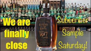 Corbin Cash 1917 Merced Rye Whiskey Single Barrel Subscriber Sample Saturday [upl. by Sontag]