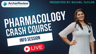 NCLEX Pharmacology Crash Course Info Session [upl. by Platt]