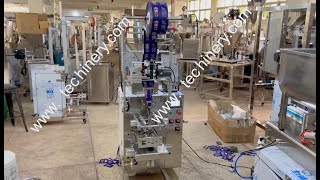 ketchup sauce mayonnaise 4 sides sachets filling packing machine Techinery™️ [upl. by Sella]