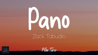 Zack Tabudlo  Pano Lyric Video [upl. by Eixel18]