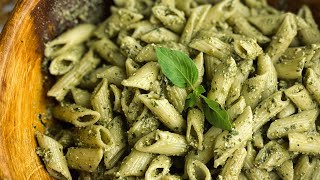 pesto pasta secrets revealed🤤  irresistible pesto pasta for effortless entertaining 👩‍🍳 [upl. by Joelie]