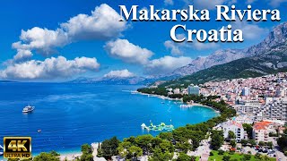 Hidden Heaven on Earth  Makarska Riviera Beaches  Hrvatska 4k [upl. by Kcirddot944]