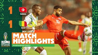 HIGHLIGHTS  Tunisia 🆚 Mali  ملخص مباراة تونس ومالي TotalEnergiesAFCON2023 [upl. by Merkley]