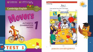 Movers 1  Test 1  NEW  Authentic Examination Papers  Listening Test 1 With Answer Key [upl. by Whittemore]