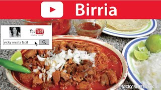 BIRRIA DE RES  Vicky Receta Facil [upl. by Everett]