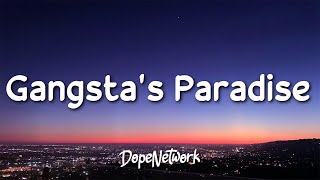 Coolio  Gangstas Paradise Lyrics feat LV [upl. by Torhert]