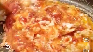 SATISFYING EGG with tomato paste cooking food asmr satisfying [upl. by Marucci]