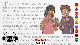 604 Deutsch lernen mit Geschichten  Deutsch lernen durch Hören  A2B1  Learn German with stories [upl. by Pollitt]