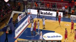 HIGHLIGHTS BESIKTAS  OLYMPIACOS BC 2822013 [upl. by Maunsell]