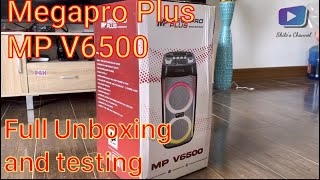 Megapro Plus MP V6500 Full Unboxing and Testing [upl. by Verna87]