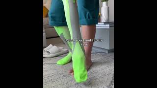 How To Put On Compression Socks [upl. by Orabel]