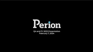 Perion Network PERI Q4 2023 Earnings Presentation [upl. by Burtie]