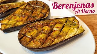 BERENJENAS AL HORNO 🍆 RECETA CON BERENEJENAS FÁCIL Y RÁPIDA [upl. by Dihaz]