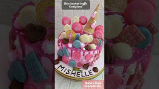 candyland candycrush trending homemadecake customizedcake cakedesign pinklove [upl. by Brig]