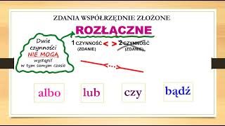 Zdania współrzędnie złożone Zdania łączne rozłączne przeciwstawne wynikowe Wykresy zdań [upl. by Yendyc277]