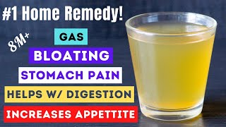 Natural Home Remedy for Belly Bloating Gas amp Stomach Pain  Reduces Gas  8M Babies [upl. by Osmen]