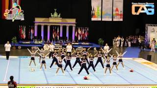 Team Japan Mixed Coed at CWC Finals Cheerleading World Championships 2015 in Berlin [upl. by Aniz953]