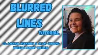 Blurred lines line dance tutorial Advanced choreography by Rachael McEnaney amp Arjay Centeno [upl. by Adalbert650]