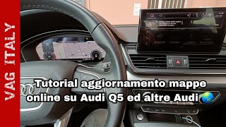 Tutorial aggiornamento mappe online su Audi Q5 ed altre Audi 🌏 [upl. by Ag]