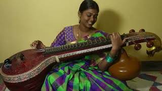 Azhagana Ratchasiye Song Veena Cover  Mudhalvan  AR Rahman  Swaram For Azhagana Ratchasiye [upl. by Niawat]