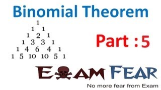 Maths Binomial Theorem part 5 Special case in Binomial theorem CBSE Class X1 [upl. by Analad]