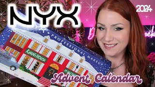 UNBOXING NYX 2024 MAKEUP ADVENT CALENDAR  FULL SIZES ARE BACK AND ITS GOOD [upl. by Aiouqahs614]