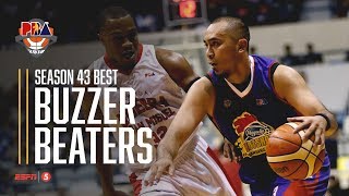 PBA 2018 Best of Buzzer Beaters and Clutch Plays [upl. by Symer]