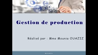 Introduction à la gestion de production [upl. by Ahsaet652]