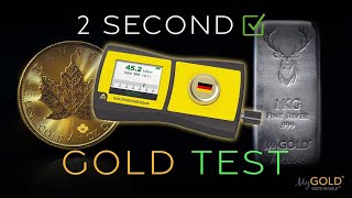 The FASTEST way to test GOLD less than 2 seconds 2022 [upl. by Wescott]