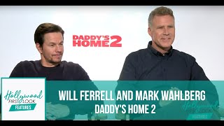 Will Ferrell and Mark Wahlberg HILARIOUS interview for DADDYS HOME 2 2017 [upl. by Marden]