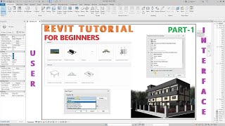 Revit Tutorials for Beginners  User Interface [upl. by Aihsemek]