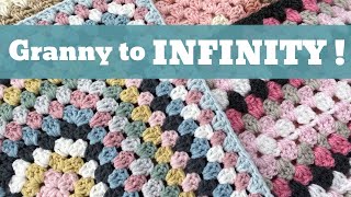 EASY Crochet Blanket  Motif  Posted Granny Square Simple Beginner Friendly Tutorial [upl. by Higley]