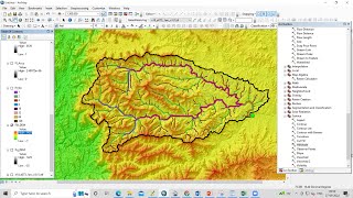 RS amp GIS QA1 How to Create Watershed using pour point  Delineation of watershed using pour point [upl. by Mcmullan324]