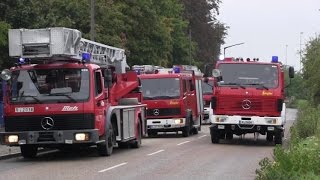 5 Feuerwehren JUH und RHS Regensburg Großübung Gasexplosion [upl. by Pete]