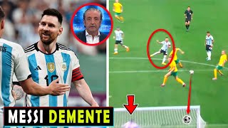 ASI REACCIONA PRENSA EUROPEA A GOL Y JUGADA DE MESSI ARGENTINA VS AUSTRALIA 20 [upl. by Yhtomot]