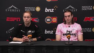 Petteri Koponen and Grant Anticevich press conference vs SE Melbourne Phoenix  Round 6 NBL25 [upl. by Matta134]