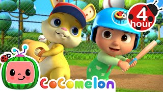 BASEBALL Take Me Out to the Ball Game Song  Cocomelon  Nursery Rhymes  Fun Cartoons For Kids [upl. by Rammus]