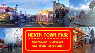 744 year old Neath Great Fair 11092024 [upl. by Hsetih]